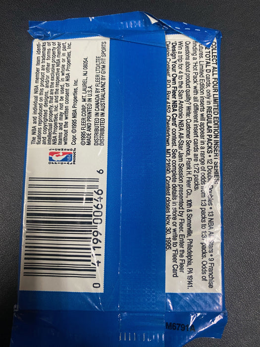 1995-96 FLEER NBA BASKETBALL SEALED PACK SERIES 1