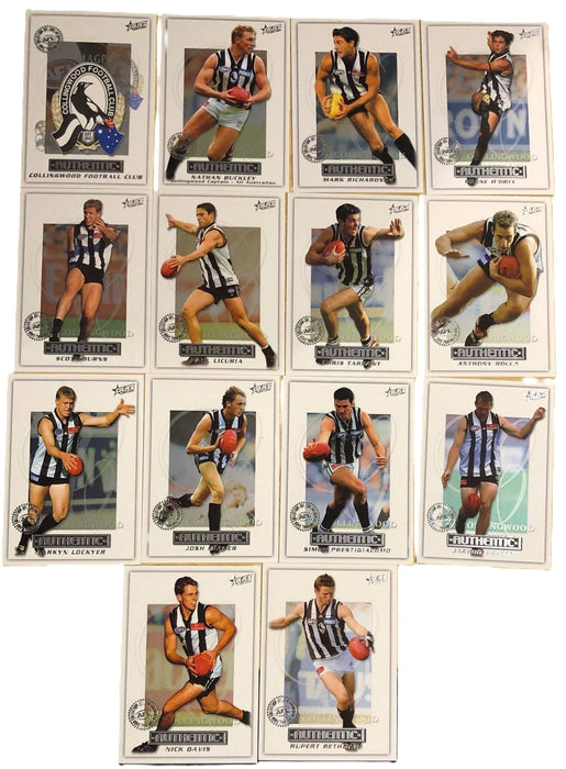 2001 Select AFL Trading Card Full Base Card Team Set