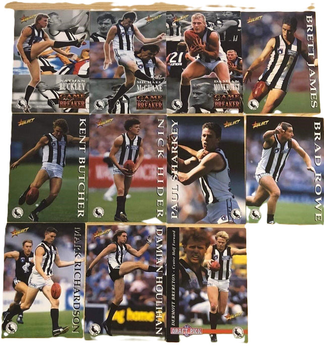 AFL 1995 Collingwood Magpies (Game Breaker) Trading Cards