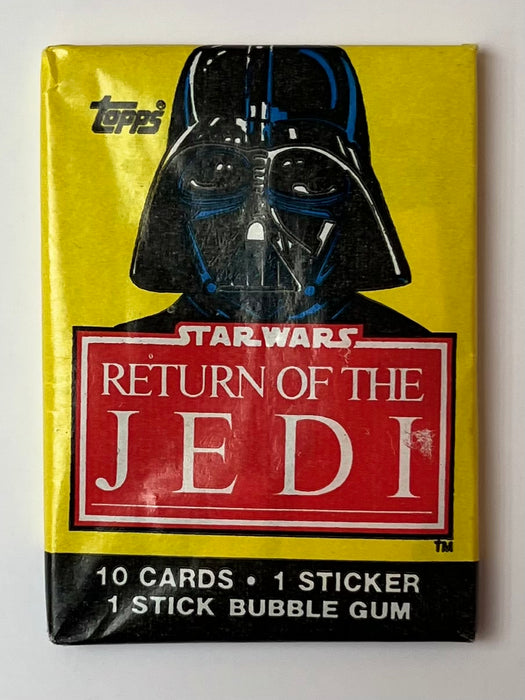 Topps Star Wars Return of the Jedi 10 Cards Pack - USED