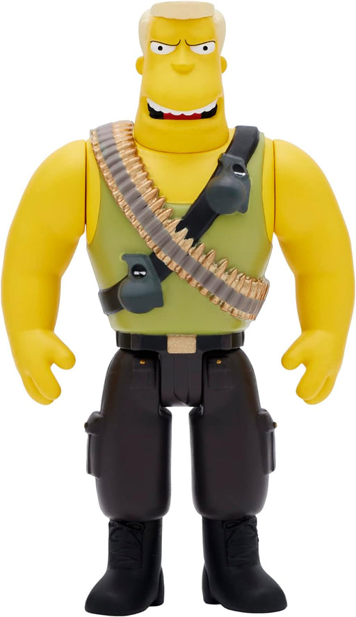 Simpsons - McBain (Commando) Reaction 3.75" Figure