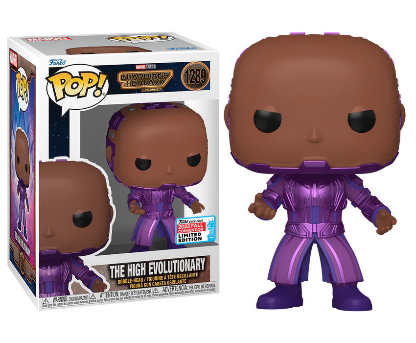 Guardians of the Galaxy Vol 3 - High Evolutionary Metallic Pop! Fall Convention 2023 Exclusive