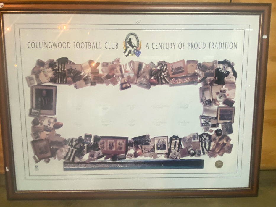 A Century of Proud Tradition - Collingwood Football Club Signed and Framed