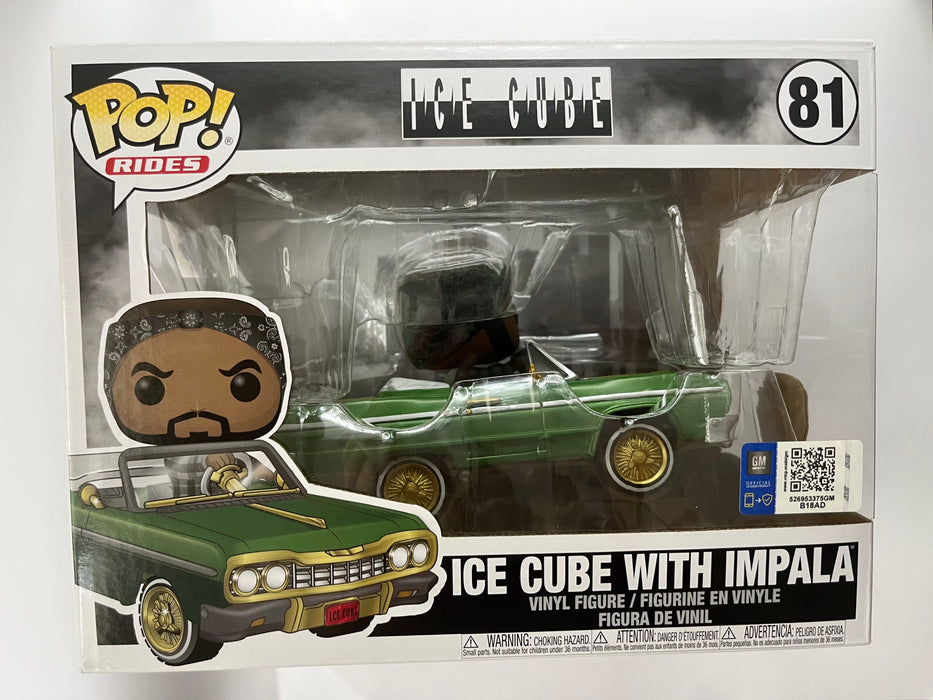 Funko Pop! Rides: Ice Cube with Impala (No. 81) - USED