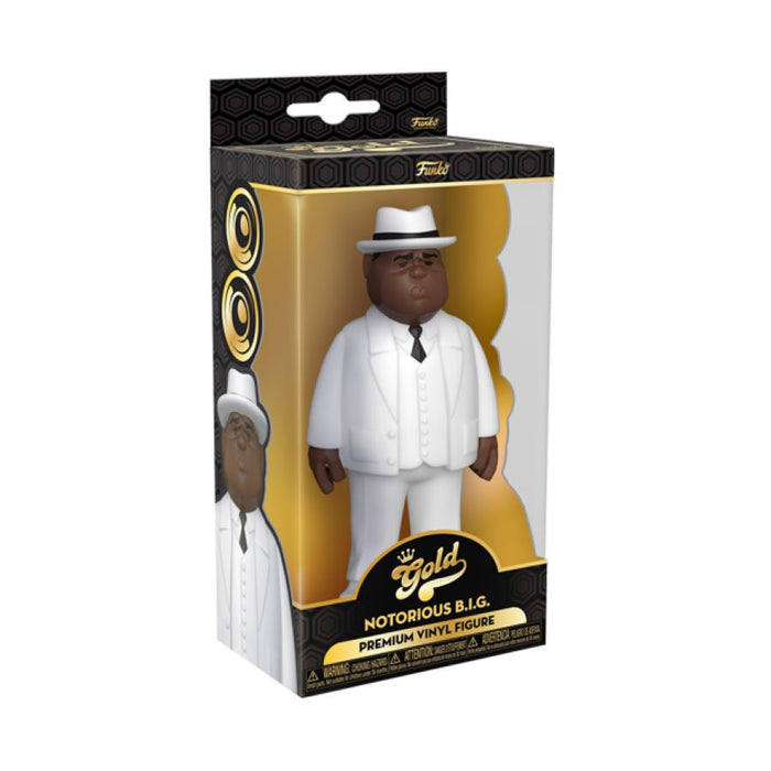 Notorious BIG - Biggie White Suit 5 Inch Vinyl Gold