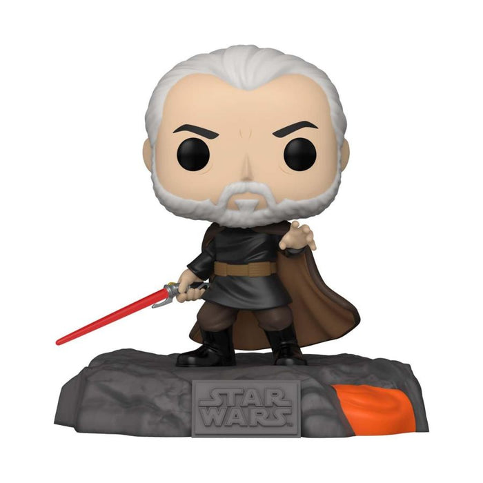 Star Wars - Red Saber Series: Darth Tyranus Glow US Exclusive Pop! Deluxe [RS]