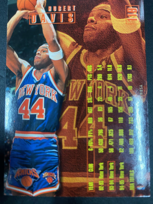 Fleer 95 96 NBA Hubert Davis #119