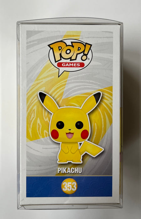 Pokemon - Pikachu Silver Metallic Pop! Vinyl Figure 25th Anniversary with Protector- USED