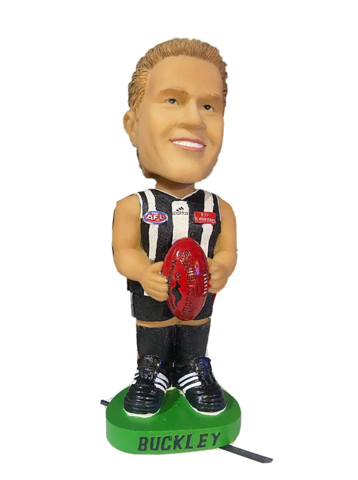 2002 Nathan Buckley Limited Edition Hand Painted Bobble Dobble AFL Bobblehead