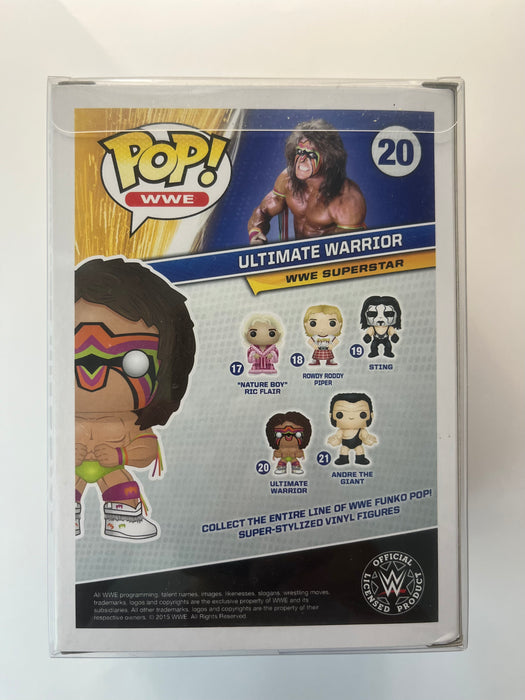 Funko Pop! WWE Ultimate Warrior (No.20) with protector - USED