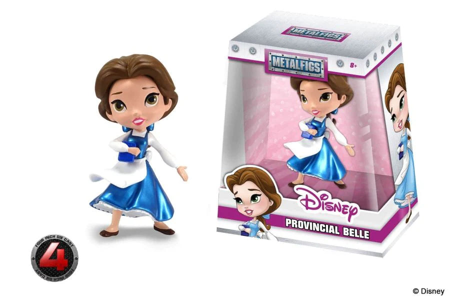 Beauty and the Beast (1991) - Belle in Provincial Dress 4” Metalfigs Die-Cast Figure