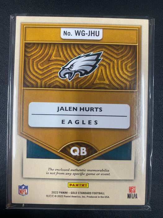 2023 Panini NFL Gold Standard Eagles QB Jalen Hurts White Gold 185/299