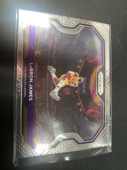 2020-21 PRIZM LEBRON JAMES KOBE BRYANT TRIBUTE DUNK SILVER PRIZM #1