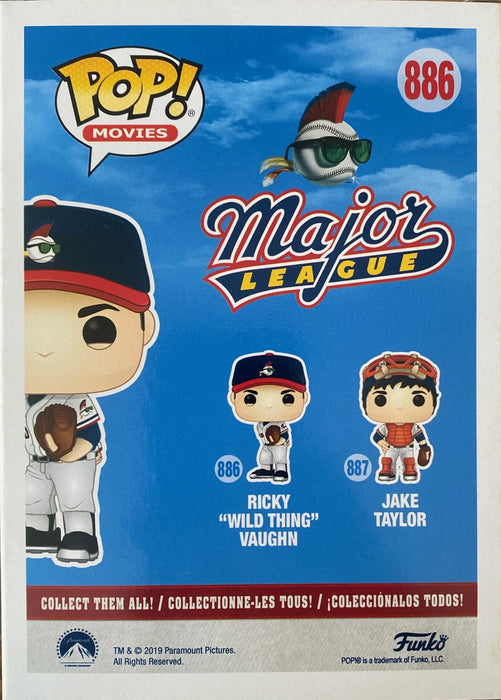 Funko Pop! Movies: Major League - Ricky Vaughn  886 (USED)