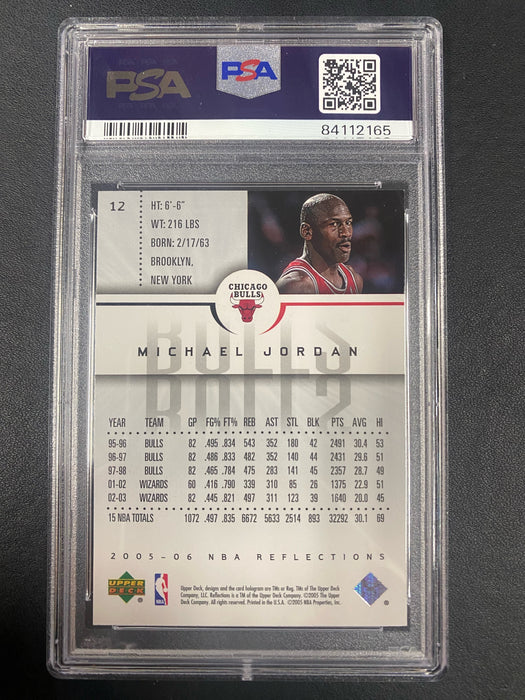 2005 U.D Reflections Michel Jordan #12 Mint 9 (PSA Graded)