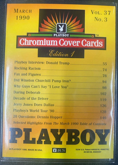1996 Playboy Chromium Covers Edition 1 Donald Trump - (USED)