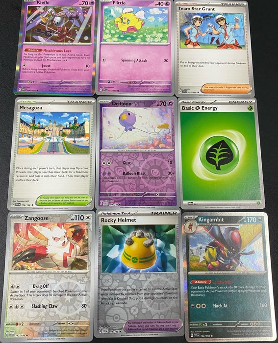 Pokemon Assorted Cards x 9 - USED