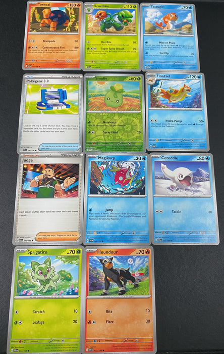 Pokemon Assorted Cards x 11  - USED