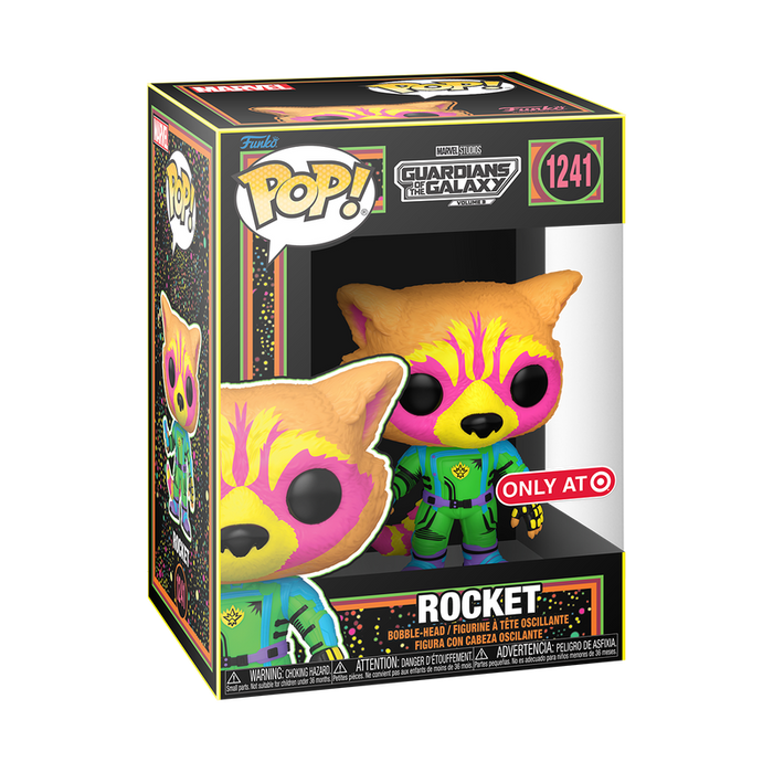 Guardians of the Galaxy: Vol. 3 - Rocket US Exclusive Blacklight Pop! Vinyl [RS]