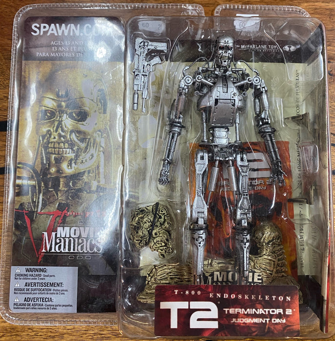 Terminator 2 T-800 ENDOSKELETON Movie Figure McFarlane Toys