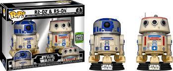 Star Wars - R2-D2 & R5-D4 STAR WARS CELEBRATION 2023 Exclusive Pop! Vinyl 2-Pack [RS]