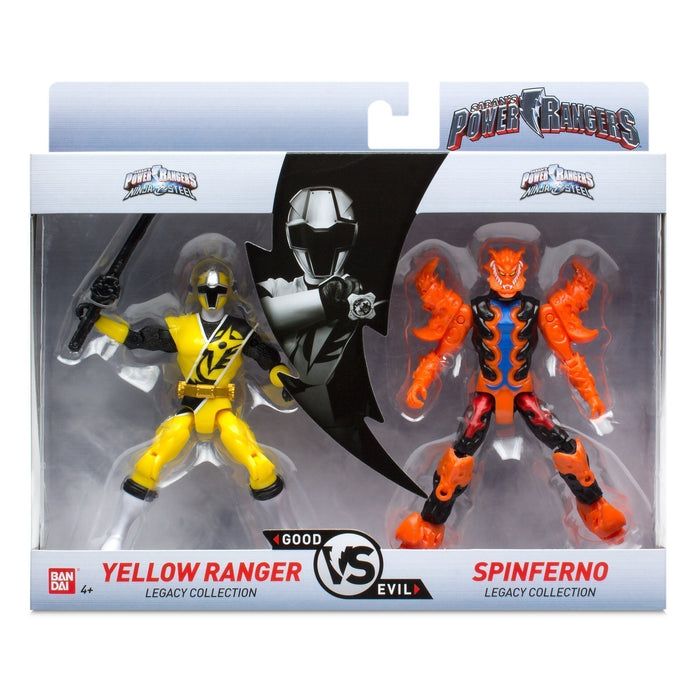 Mighty Morphin Power Ranges - Yellow Ranger vs Spinferno Legacy Collection