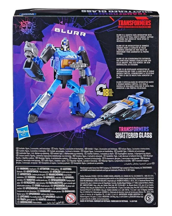 Transformers Shattered Glass: Blurr Action Figure (WSL)