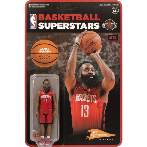 NBA - James Harden Rockets ReAction 3.75 Figure