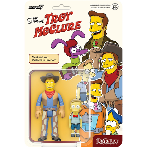 Simpsons - Troy McClure (Meat and You) Reaction 3.75" Figure