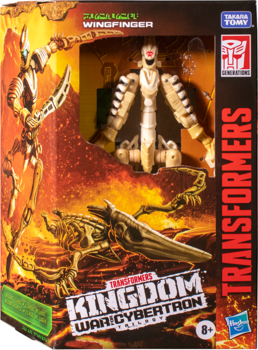 Transformers War for Cybertron Kingdom: Deluxe Class - Wingfinger Fossilizer (WFC-K25) Action Figure (WSL)