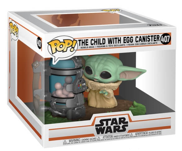 Star Wars The Mandalorian - Child with Egg Canister Pop! Deluxe