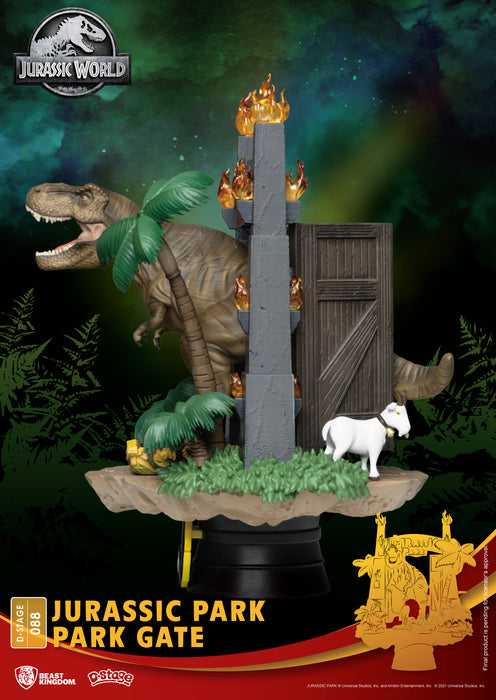 Jurassic Park - D Stage Jurassic Park Park T-Rex Gate Statue