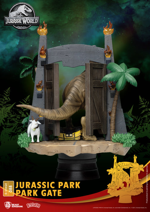 Jurassic Park - D Stage Jurassic Park Park T-Rex Gate Statue