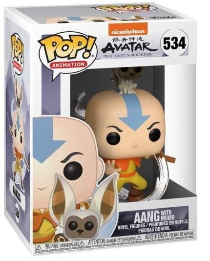 Avatar: The Last Airbender - Aang With Momo Pop! Vinyl