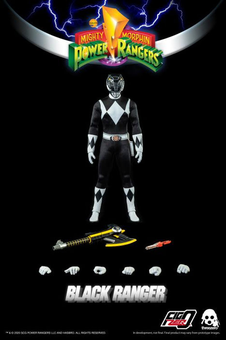 Mighty Morphin Power Rangers - Set of 6 1/6 Power Ranger Figures (5 Core Rangers & Green Ranger)