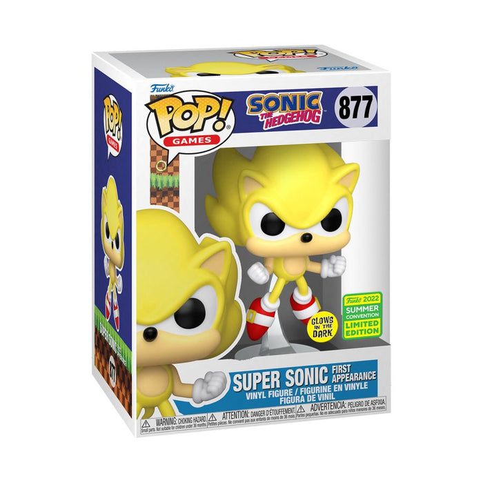 Sonic The Hedgehog - Super Sonic First Appearance Glow SDCC 2022 Exclusive Pop! Vinyl