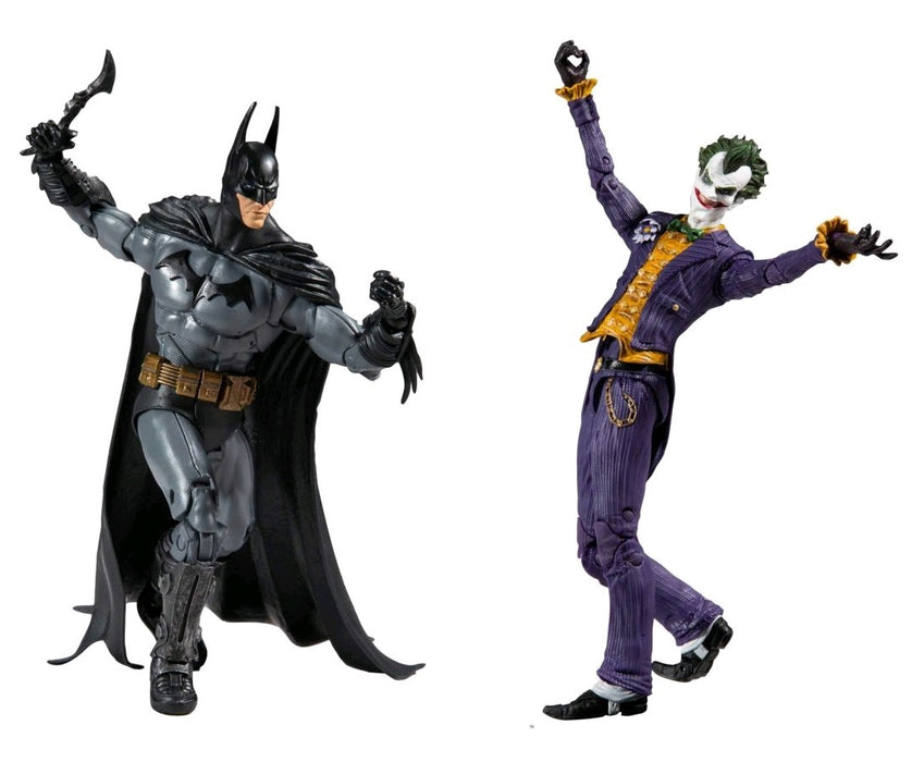 Batman: Arkham Asylum - DC Mulitverse Batman & Joker 7" Action Figure Set