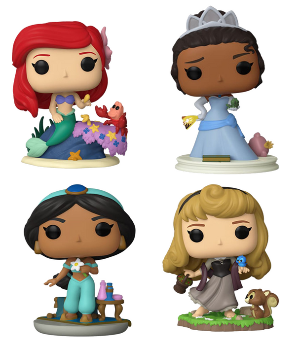 Disney Princesses - Set Of 4 Ultimate Princess Pop! Vinyl Figures