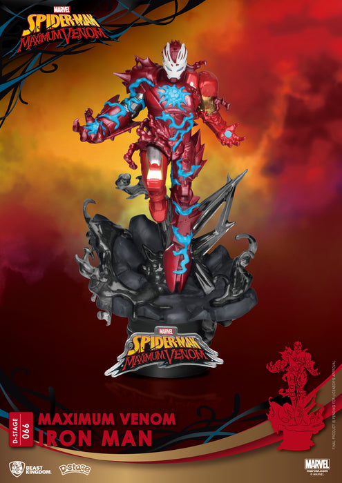 Spider Man - Maximum Venom Iron Man Beast Kingdom D Stage Statue
