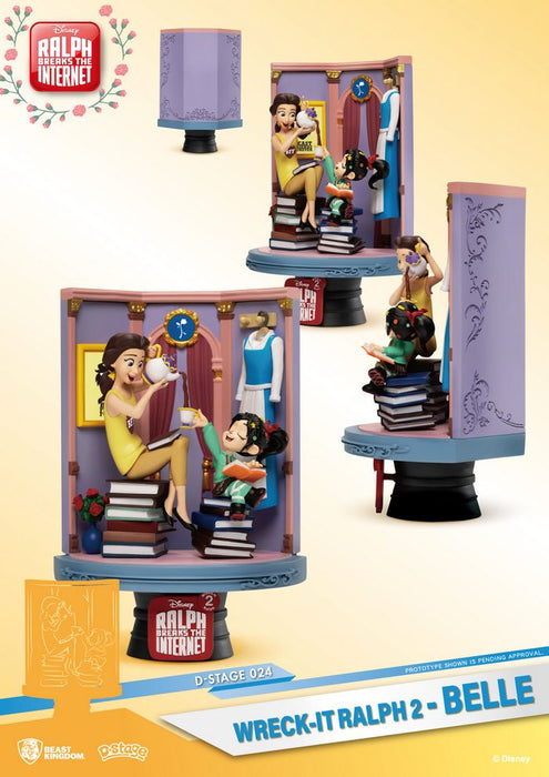 Wreck-It Ralph 2 - D Stage Disney - Belle Diorama Statue